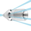 Stainless Steel SS304 Drain Cleaning Nozzle Pressure Washer Sewer Jetter