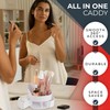 Masirs Small Rotating Makeup Organizer - Mini Yet Spacious Cosmetic