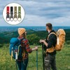 8 Stück Karabiner Flaschenhalter Set, 4 Farben Rucksack Flaschenhalter, Schick