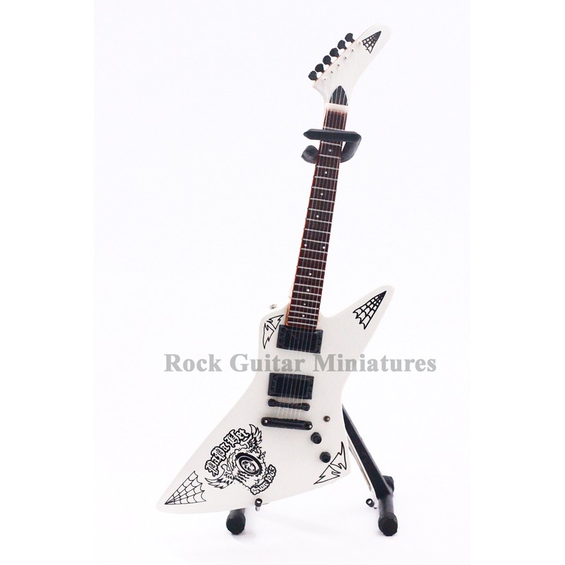 RGM124 James Hetfield Papa Het Miniature Guitar including leather strap