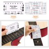 QOOWFEANIG Guitar Neck Notched Straight Edge with String Action Ruler