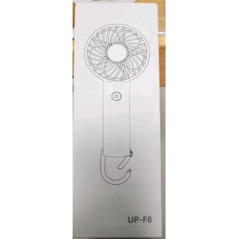 Unbranded Portable Handheld Fan Model JP-F8 Rechargeable USB 3W Black with USB-C Cable