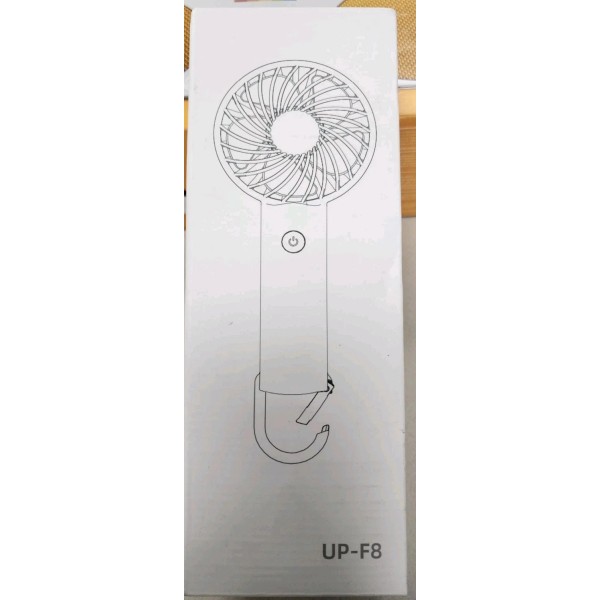 Unbranded Portable Handheld Fan Model JP-F8 Rechargeable USB 3W Black