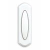 Heath Zenith SL-7797-02 Traditional Décor Series Wireless Door Chime Push Button, Off-White