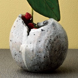 Tokoname Yaki Japanese Ceramic Small Flower Vase Kado Ikebana G1855 Made in Japan