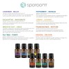 SpaRoom SpaRoom 100% Pure Essential Oils Set; Perfect for Aromatherapy,