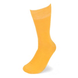 Feraricci - Calcetines de vestir casuales de color sólido para hombre, coloridos y cómodos, Oro, One Size