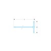 FACOM 84TCD.6 Series 84TCD Sliding"T" Key, 215 mm Length