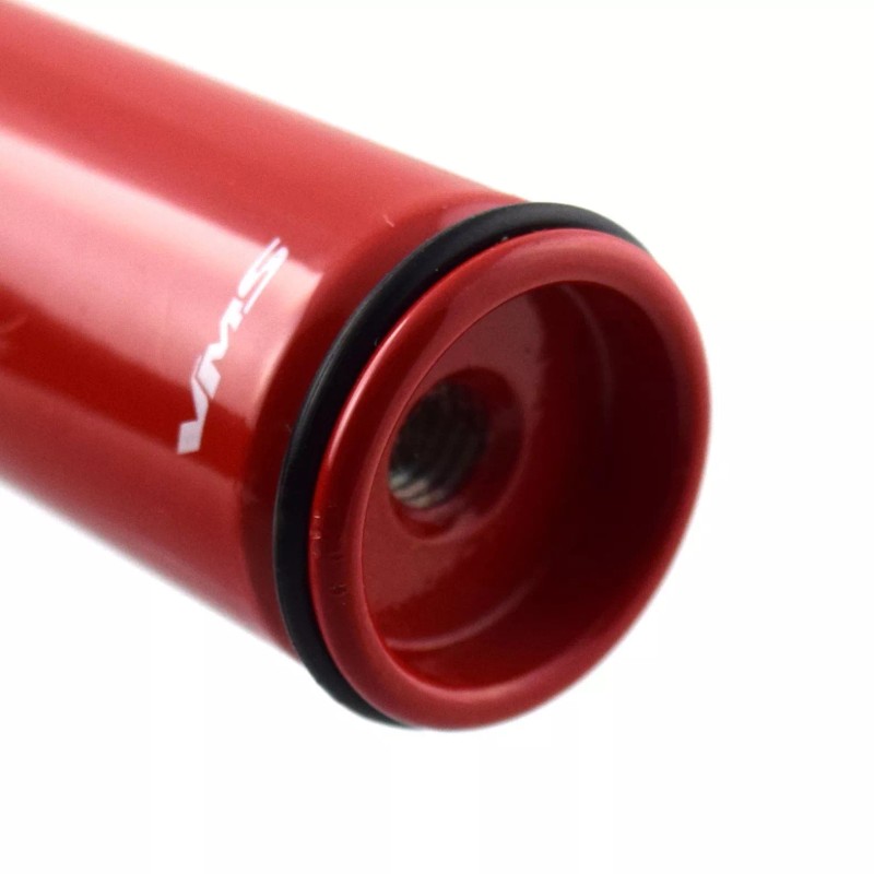 VMS Racing RED 50 CALIBER BULLET STUBBY SHORT ANTENNA FOR