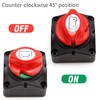 EATAKWARD Battery Kill Switch, 12V 24V 48V Isolator Cut Off