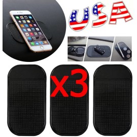 Universal 3x Car Magic Anti-Slip Dashboard Sticky Pad Non-slip Mat GPS Cell Phone Holder