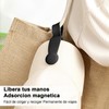 Clip Magnético para Sombreros de Viaje, Silicona, 2 Piezas Manos