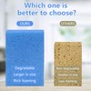 Cellulose Sponges, Large Size 4" x 6" x 1" -