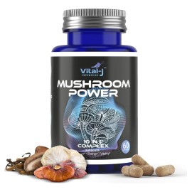 Complejo De Hongos 10-en-1 60 Cápsulas - Vital-j