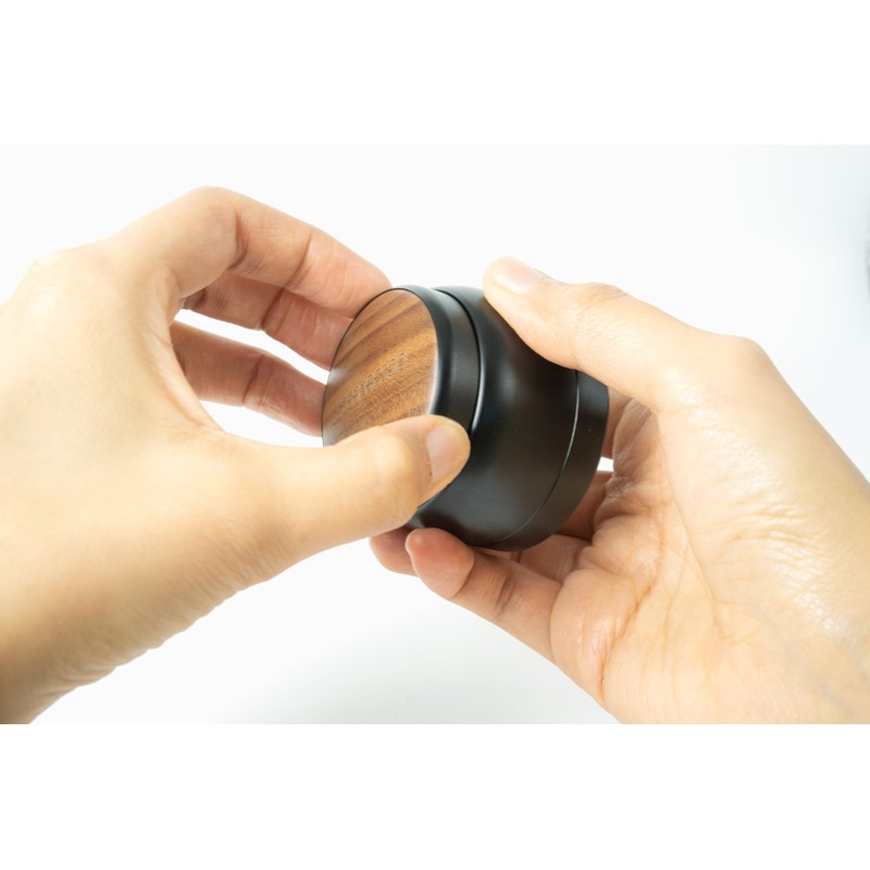 Leverpresso Spring Tamper 51mm – Precision Espresso Tamper with Walnut