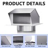 Roof Vent Cap 12 Inch Removable Roof Vent Dryer Vent