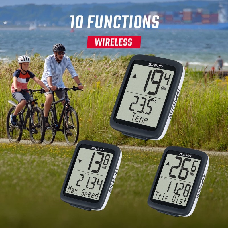 SIGMA SPORT BC 10.0 WL Wireless Bicycle Computer with Numerous