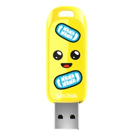 SanDisk 128GB Fortnite USB Flash Drive, Peely Edition - Up to 130MB/s, USB Type-A, for Smartphones, Gaming Consoles, and Computers - SDCZIF-128G-G46
