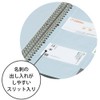 Kokuyo P3May-335NDM Posty Business Card Holder, Paper Type, Gray, A4,