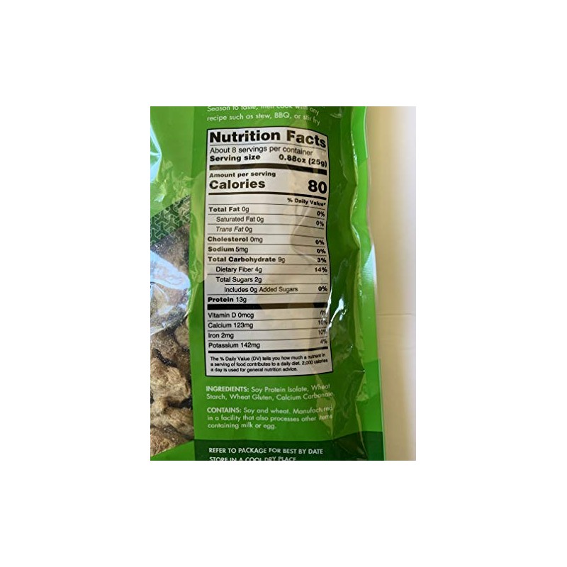 Verisoy Taiwanese Vegan Soy Slice - Textured Vegetable Protein (TVP)