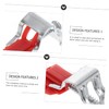 Operitacx Mounting Clamps with Plastic and Manganese Steel Material Kitchen