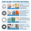 MXBAOHENG Updated Mini Multifunctional Table Saw with Cutting & Sanding