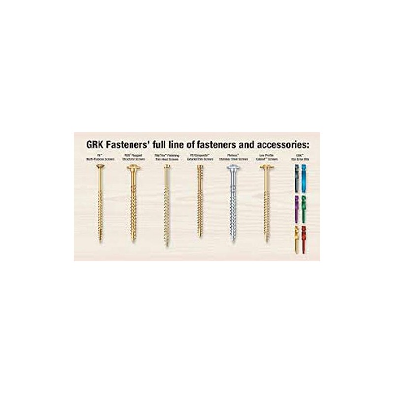 GRK CAB8114HP Cabinet HandyPak 8 by 1-1/4-Inch Screws, 100 Screws