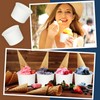 Nuenen 300 Pcs 8 oz Ice Cream Cups Disposable Summer