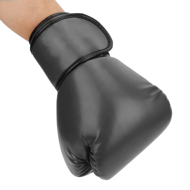 Professional PU Leather Boxing Gloves Breathable Sanda Sparring Sandbag Mitts