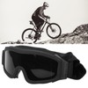 Tactics DustProof Protective Glasses Impact Resistant AntiExplosion Military Goggles(Verre gris