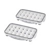 APS Set of 2 Ice Cube Trays with Transparent Lid