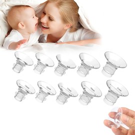 10 Piezas Bridas para Extractor de Leche, Insertos de Brida de 13/15/17/19/21 mm, Sin BPA, Compatibles con Momcozy Extractor de Leche M5/M9/S12 Pro/S9 Pro/S12/S9, Reduce 24 mm a Otros Tamaños