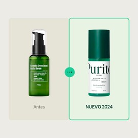 PURITO Suero facial con Centella Asiática 60 ml - Serum Coreano hidratante Calmante para piel grasa y sensible - Skincare Coreano con Niacinamida y Pantenol