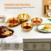 Golden Stainless Steel Sauce Dip Bowls Set of 6 with