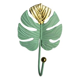 Didiseaon 1pc Clothes Hook Greenery Decor Plant Keychain Metal Clothes Hanger Bathroom Hooks for Towels Adhesive Hooks for Hanging Metal Clothes Rack Heavy Duty Home Decorative Hooks Scarf