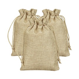 GreatRise Jute Bags with Drawstring, Pack of 10, 30 x 40 cm, Jute Bags, Gift Bags, Large Jute Bag, Gift Bags for Advent Calendar, Jewellery, DIY, Guest Gifts, Wedding, Christmas