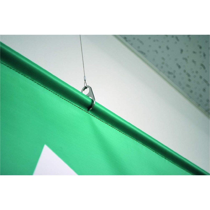TRUSCO TPSF Tapestry Bar Hooks, Stainless Steel, Pack of 2