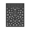 Generic White Snow Christmas Nail Sticker Reindeer Snowman Santa Sleigh