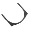 Central Armrest Cup Holder Trim Strip Carbon Fiber Interior Decoration
