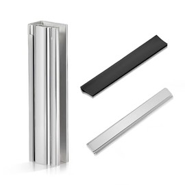3" Shower Door Magnet Latch Replacement (with Metal Strike and Magnet),for 1/8“, 5/32”, 3/16“, and 1/4” Thick Swing Glass Shower Doors Handles