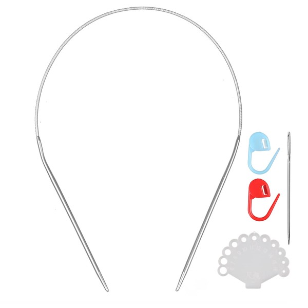 Stainless Steel Circular Knitting Needles Size 2 16inch Length Sweater