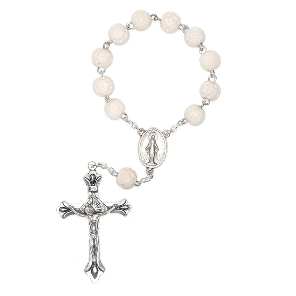 One Decade Pocket or Auto Sports Rosary (Communion, Confirmation, RCIA,