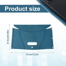 2pcs Foldable Foot Stool for Airplane Travel, PP Material Ultra-Thin Portable Folding Footrest Air Plane Foot Rest for Long Flights Adult Travel Essentials(Red & Blue)