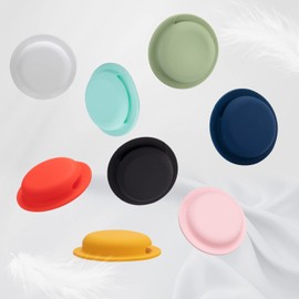 Ztowoto Silikonhülle Kompatibel mit Airtag, Airtag Silikonschutzhülle mit hochwertigem, nicht markierendem Kleber 2 PCS (2-Dunkelblau)