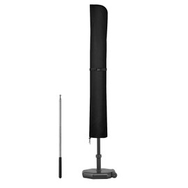 Dokon Case For Parasol Waterproof Breathable Oxford Fabric Cantilever Parasol Cover, Black