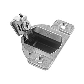 Blum 33.3600x6S 33.3600 Compact 33 Screw on 110 Degree Opening Face Frame Hinge, Zinc Die-Cast (Pack of 6 with Screws), Nickel Finish