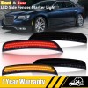 Unbranded 4PC Smoked Front&Rear LED Side Marker Light 2Row Lamp