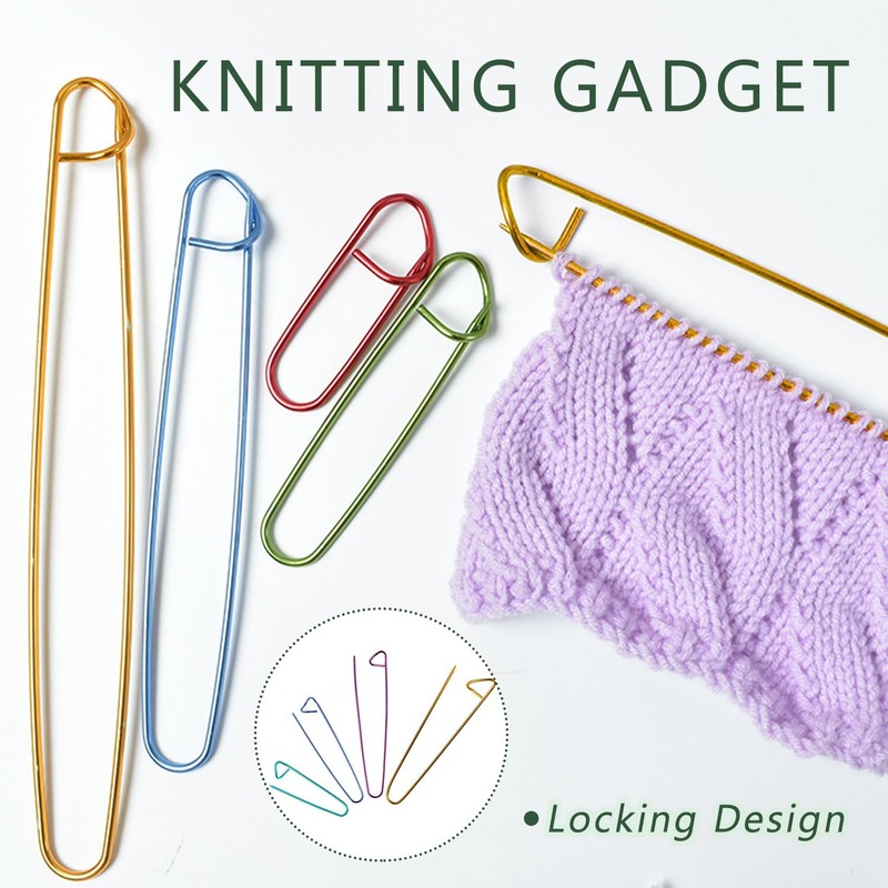 SYEYCW 24 Pcs Stitch Holder Set, Knitting Accessories, Stitch Holders