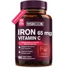 Iron Supplement for Women Men, High Potency Iron 65mg with