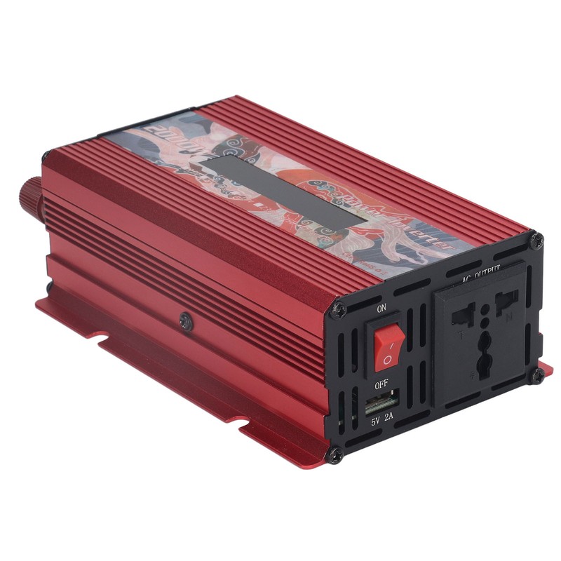 Car Power Inverter DC to AC Fast Heat Dissipation LCD